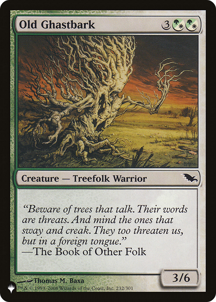 Old Ghastbark [LIST SHM-232]
