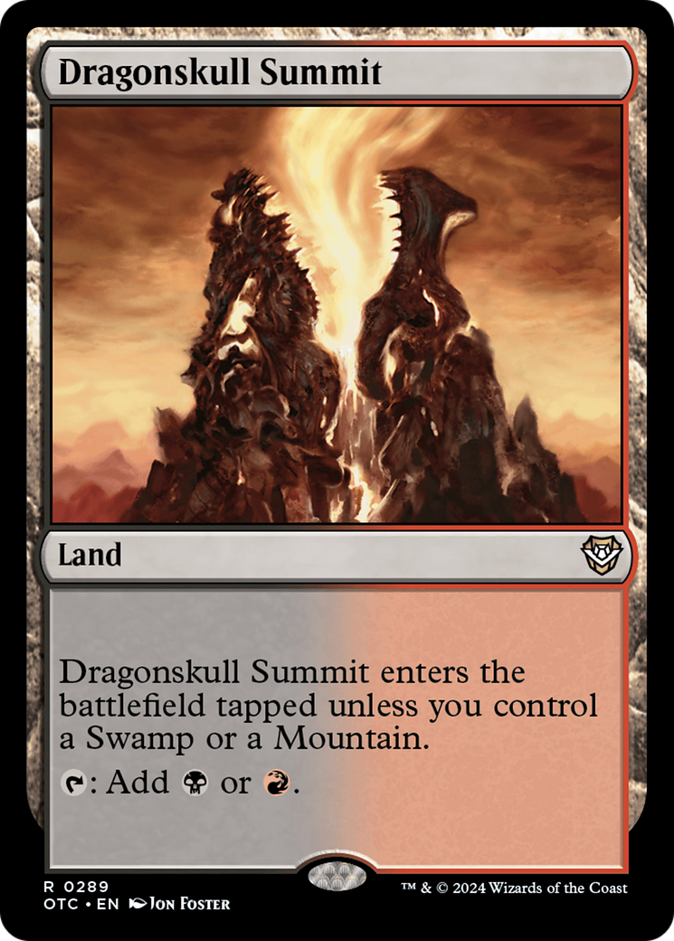 {R} Dragonskull Summit [Outlaws of Thunder Junction Commander][OTC 289]