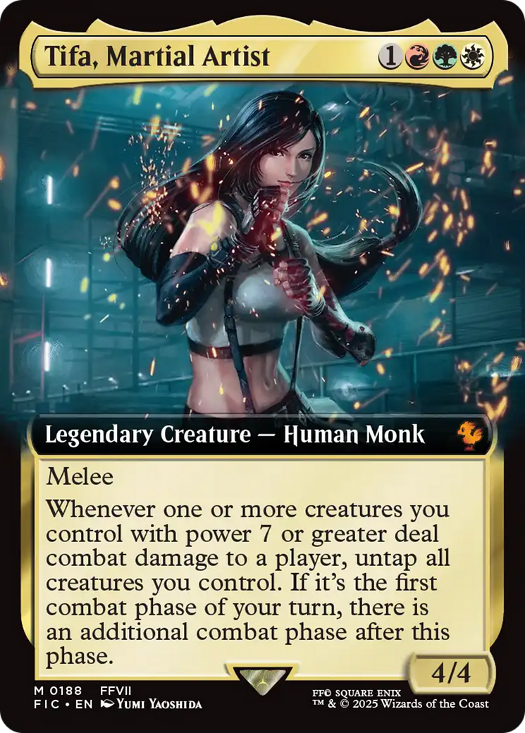 {R} Tifa, Martial Artist (Extended Art) [FINAL FANTASY Commander][FIC 188]