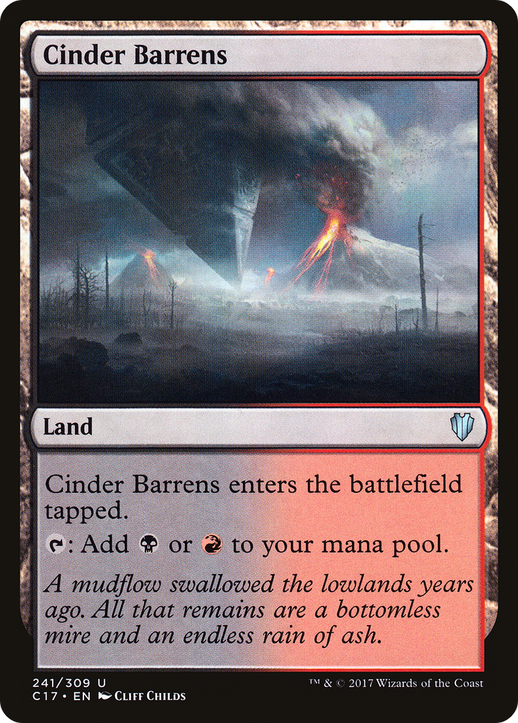 {C} Cinder Barrens [Commander 2017][C17 241]