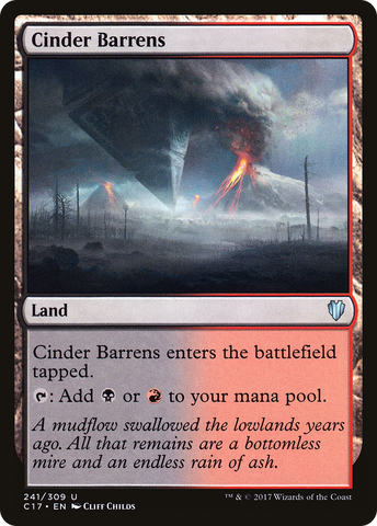 {C} Cinder Barrens [Commander 2017][C17 241]