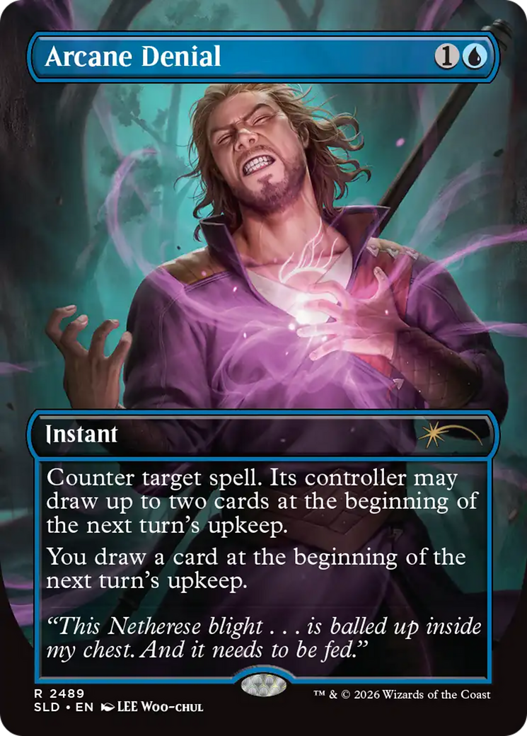 Arcane Denial [SLD 2489]  (Borderless) Foil