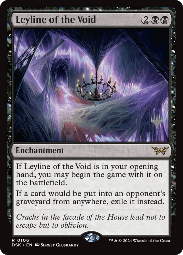 {@R} Leyline of the Void [Duskmourn: House of Horror Promos][PP DSK 106]
