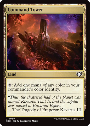 {@@ EOC C} Command Tower [Edge of Eternities Commander][EOC 059]