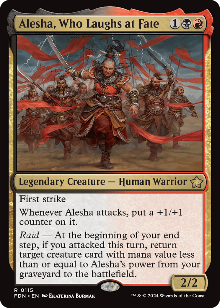 {@R} Alesha, Who Laughs at Fate [Foundations][FDN 115]