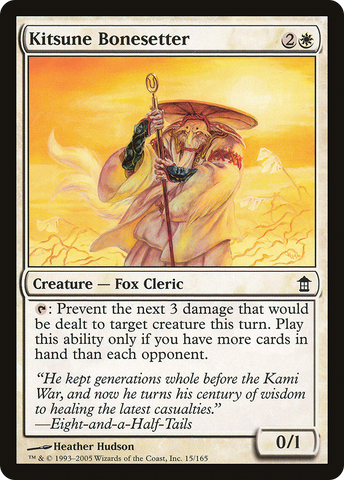 {C} Kitsune Bonesetter [Saviors of Kamigawa][SOK 015]