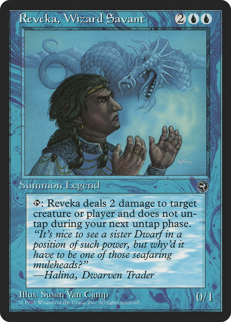 {R} Reveka, Wizard Savant [Homelands][HML 037]