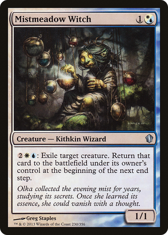 {C} Mistmeadow Witch [Commander 2013][C13 230]