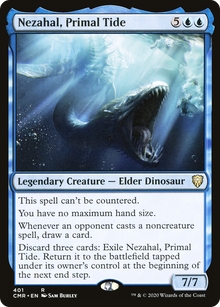 {R} Nezahal, Primal Tide [Commander Legends][CMR 401]