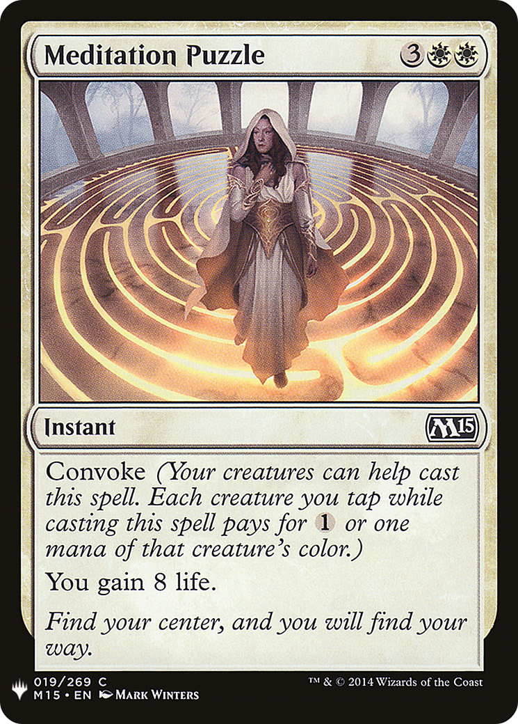 {C} Meditation Puzzle [Mystery Booster][LS M15 019]