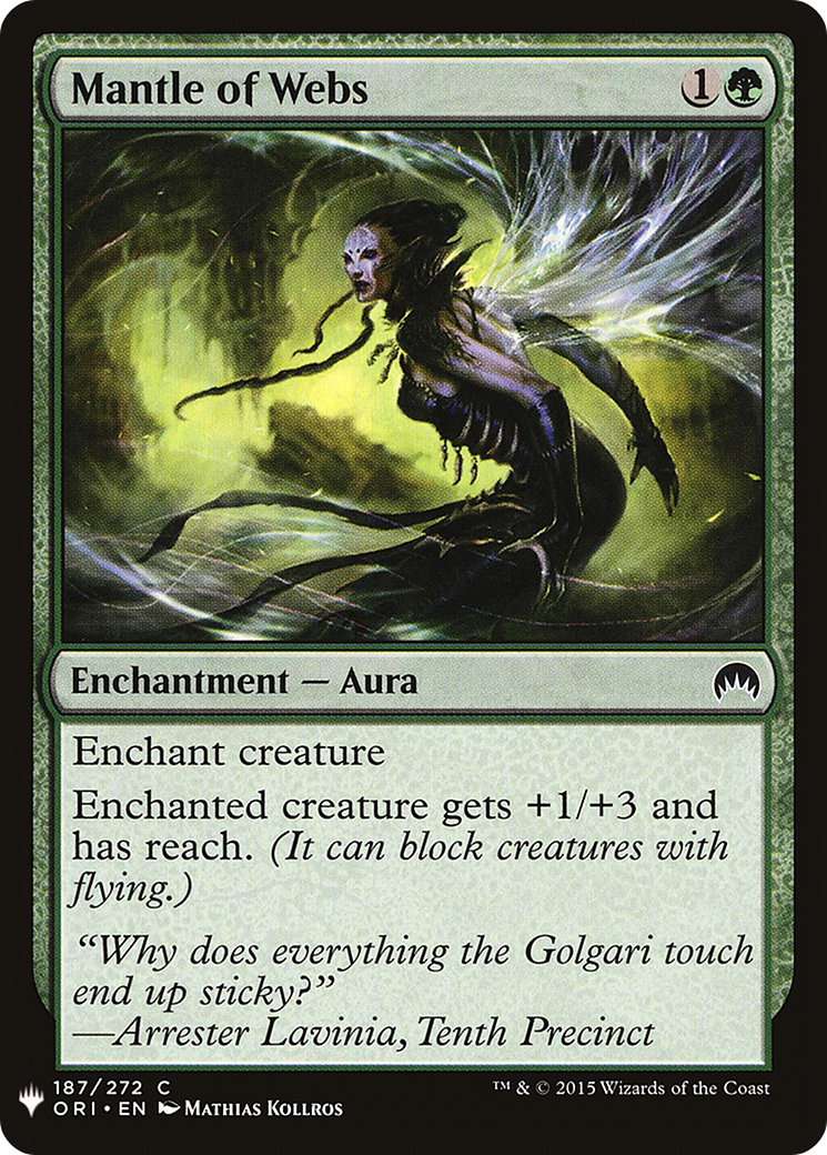 {C} Mantle of Webs [Mystery Booster][LS ORI 187]