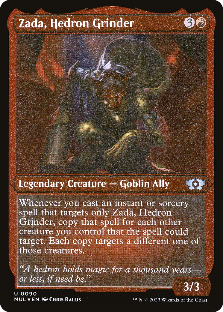 {C} Zada, Hedron Grinder (Foil Etched) [Multiverse Legends][MUL 090]