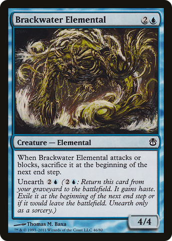 {C} Brackwater Elemental [Duel Decks: Ajani vs. Nicol Bolas][DDH 046]