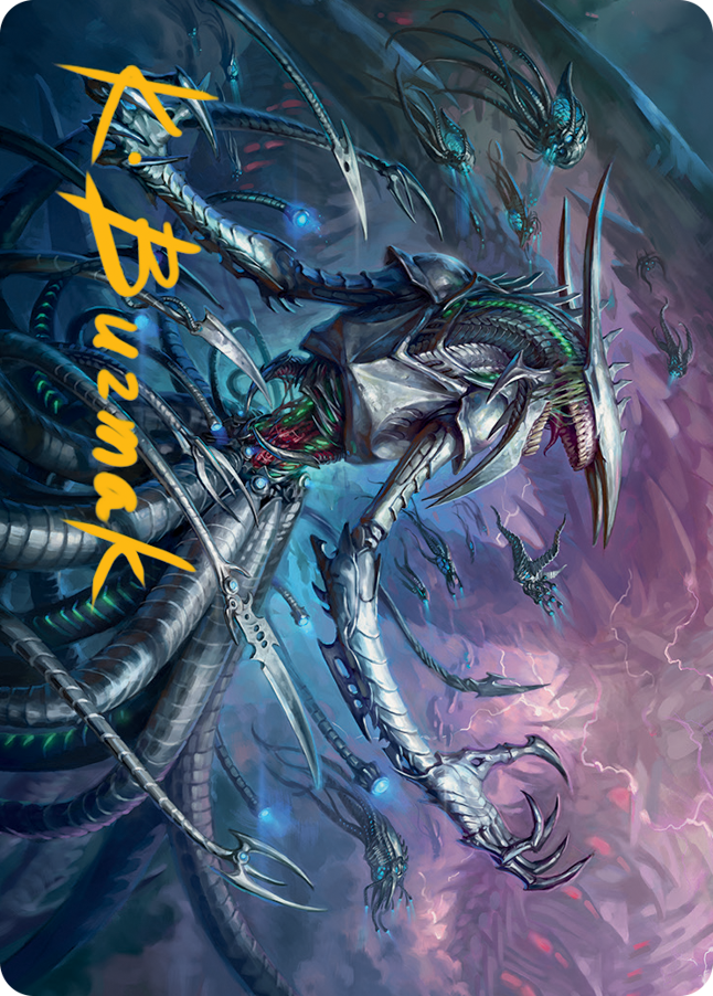 {A} Jin-Gitaxias Art Card (Gold-Stamped Signature) [March of the Machine Art Series][GS AMOM 013]