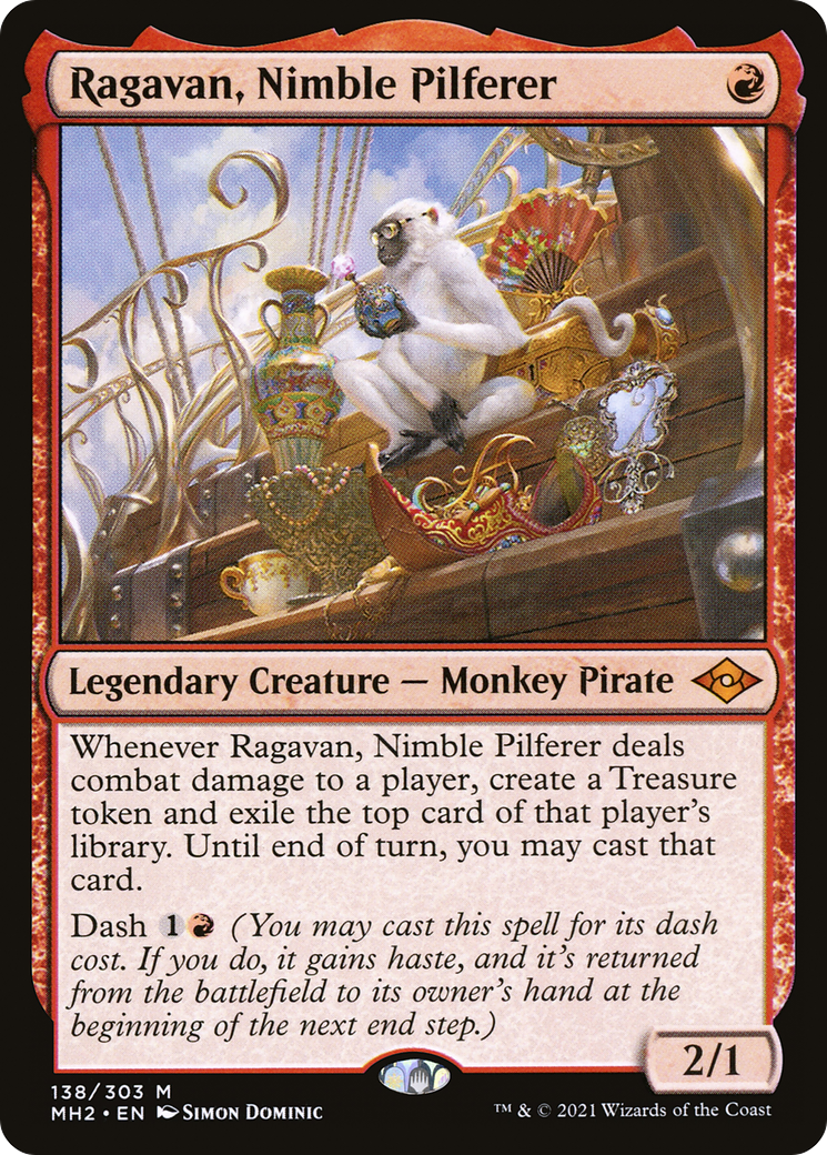 {R} Ragavan, Nimble Pilferer (Foil) [Modern Horizons 2] [MH2 138]