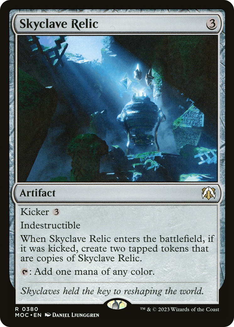 {R} Skyclave Relic [March of the Machine Commander][MOC 380]