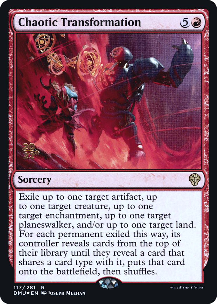 {R} Chaotic Transformation [Dominaria United Prerelease Promos][PR DMU 117]
