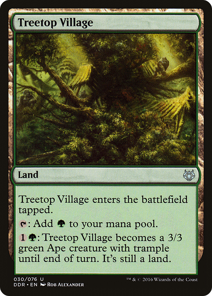 {C} Treetop Village [Duel Decks: Nissa vs. Ob Nixilis][DDR 030]