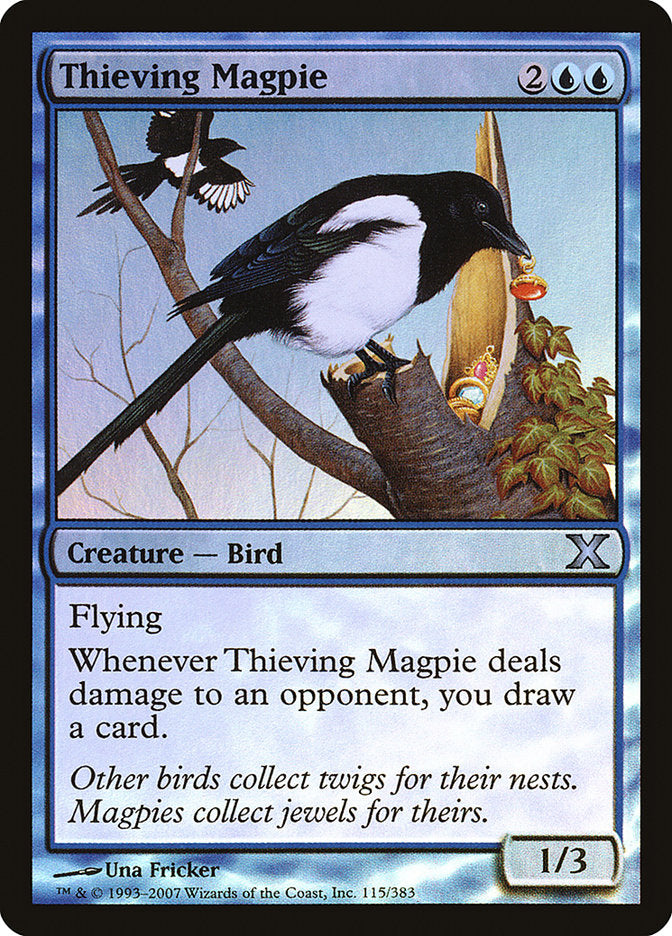 {C} Thieving Magpie (Premium Foil) [Tenth Edition][FP 10E 115]