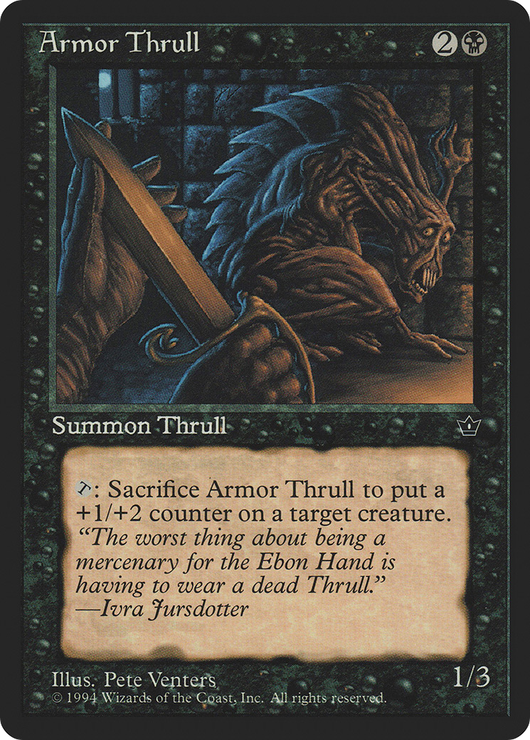 {C} Armor Thrull (Pete Venters) [Fallen Empires][FEM 33A]