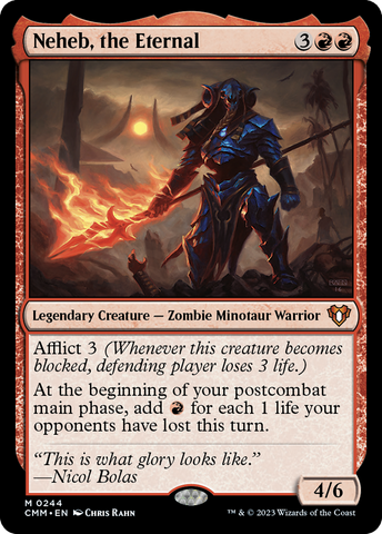 {R} Neheb, the Eternal [Commander Masters][CMM 244]