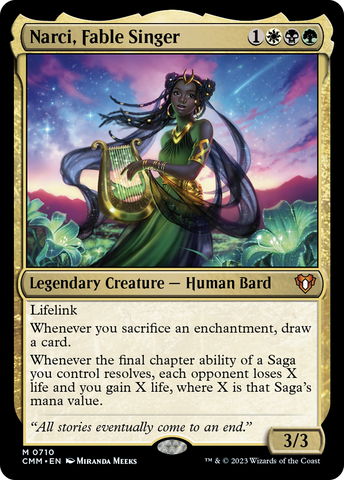 {R} Narci, Fable Singer [Commander Masters][CMM 710]