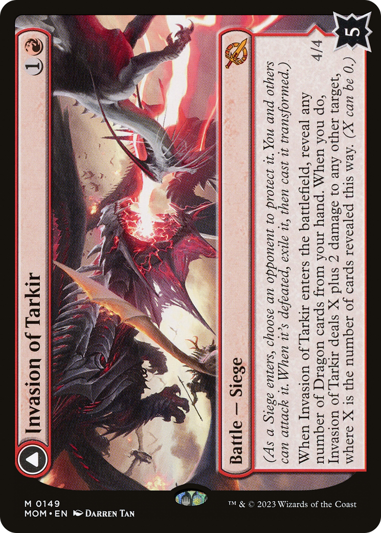 {R} Invasion of Tarkir // Defiant Thundermaw [March of the Machine][MOM 149]