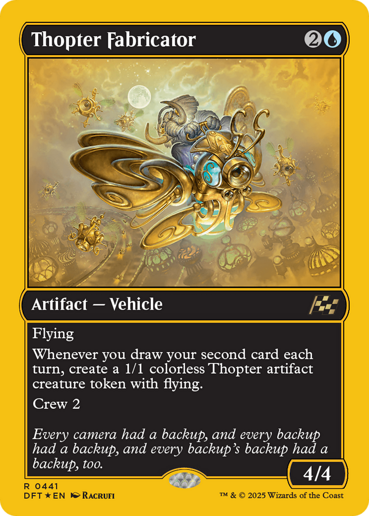 {@R} Thopter Fabricator (First-Place Foil) [Aetherdrift][DFT 441]