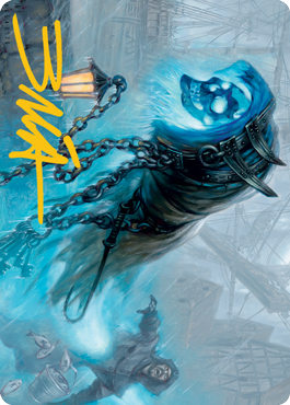 {A} Nebelgast Intruder Art Card (Gold-Stamped Signature) [Innistrad: Midnight Hunt Art Series][GS AMID 027]