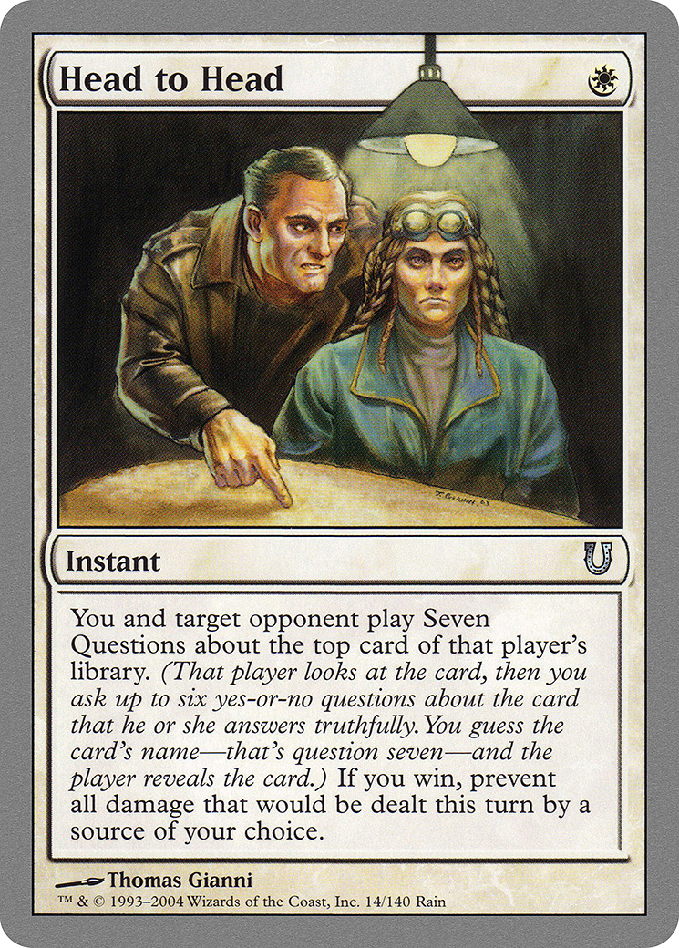 {C} Head to Head [Unhinged][UNH 014]