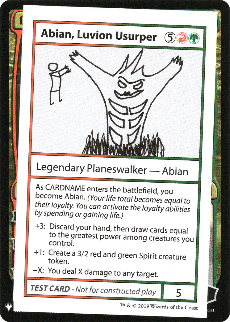 {R} Abian, Luvion Usurper [Mystery Booster Playtest Cards][CON CMB1 087]