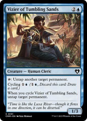 {C} Vizier of Tumbling Sands [Commander Masters][CMM 131]