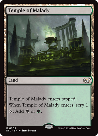 {R} Temple of Malady [Duskmourn: House of Horror Commander][DSC 309]
