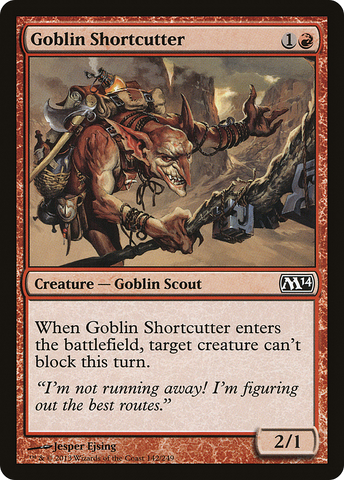 {C} Goblin Shortcutter [Magic 2014][M14 142]