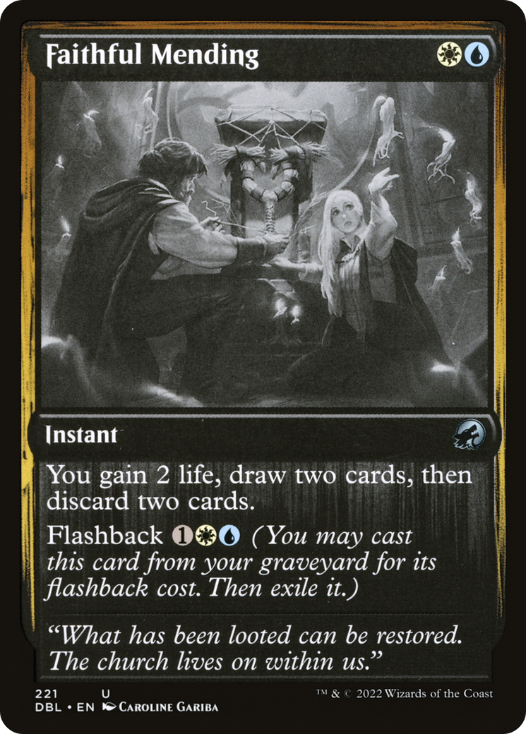 {C} Faithful Mending [Innistrad: Double Feature][DBL 221]