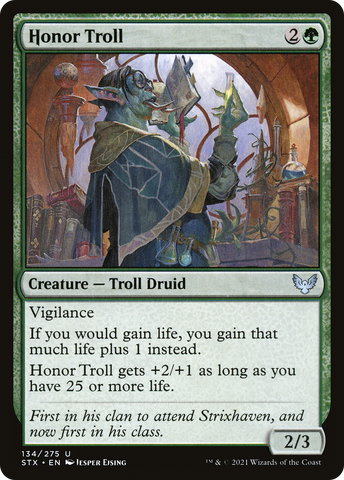 {C} Honor Troll [Strixhaven: School of Mages][STX 134]