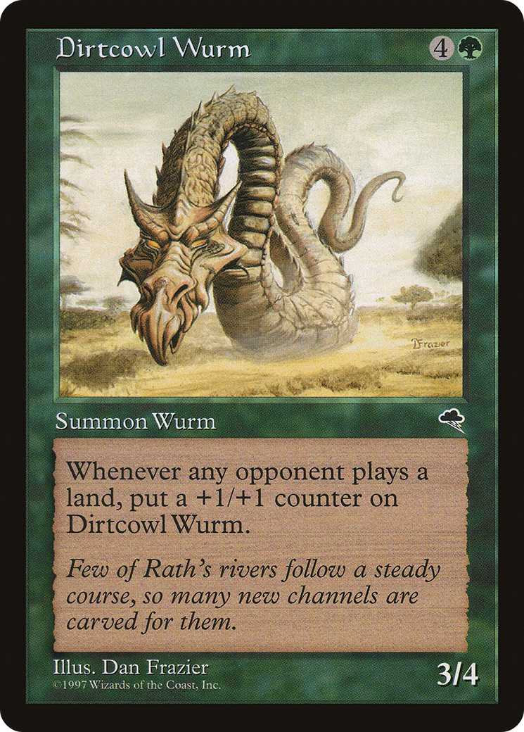 {R} Dirtcowl Wurm [Tempest][TMP 221]