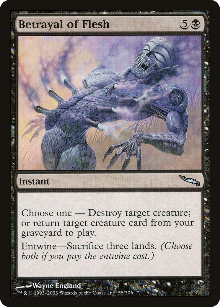 {C} Betrayal of Flesh [Mirrodin][MRD 058]