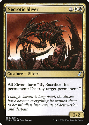{C} Necrotic Sliver [Time Spiral Remastered][TSR 258]