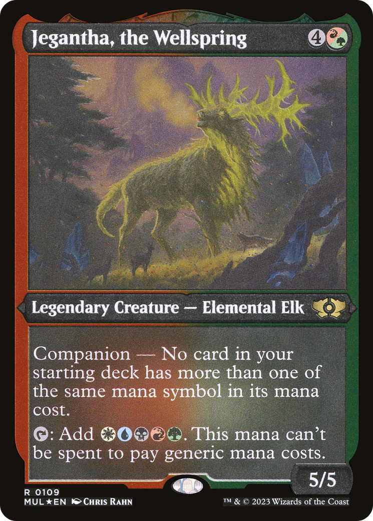{R} Jegantha, the Wellspring (Foil Etched) [Multiverse Legends][MUL 109]