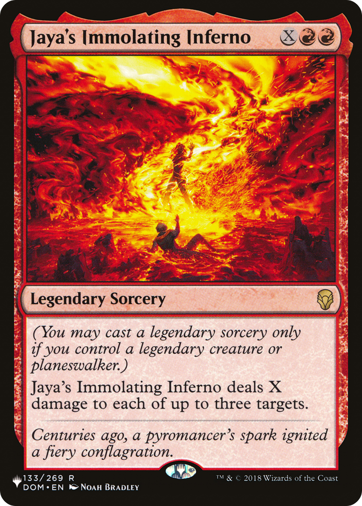Jaya's Immolating Inferno [LIST 133/269]