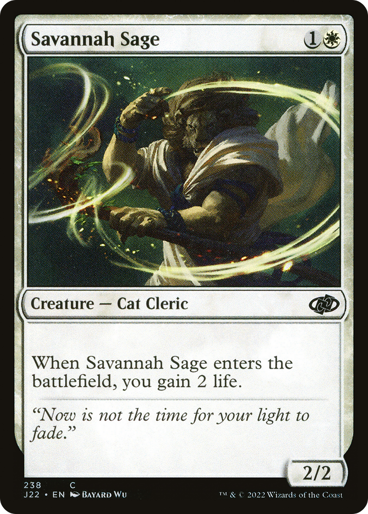 {C} Savannah Sage [Jumpstart 2022][J22 238]