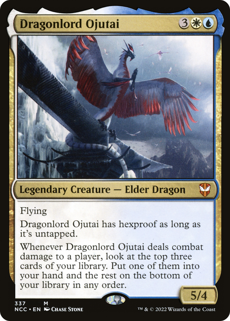 {R} Dragonlord Ojutai [Streets of New Capenna Commander][NCC 337]
