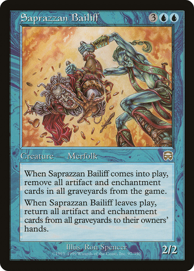 {R} Saprazzan Bailiff [Mercadian Masques][MMQ 097]