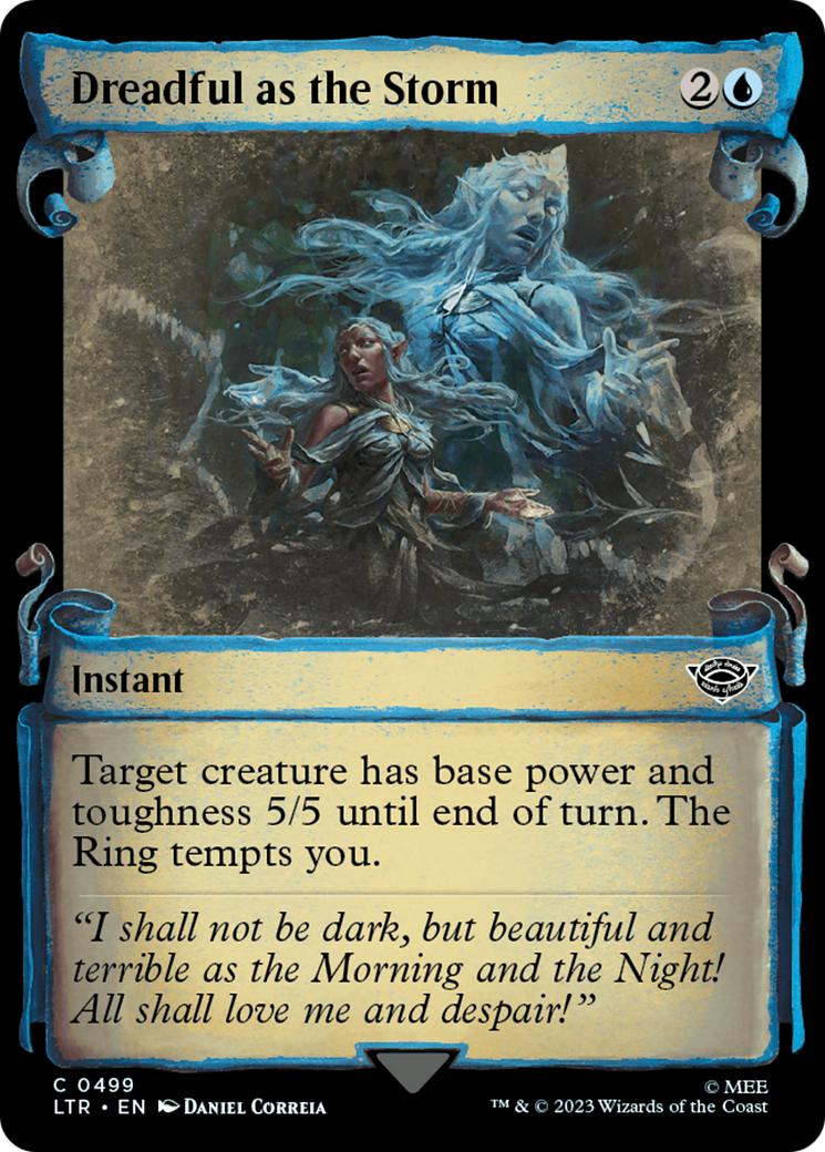 {C} Dreadful as the Storm [The Lord of the Rings: Tales of Middle-Earth Showcase Scrolls][LTR 499]