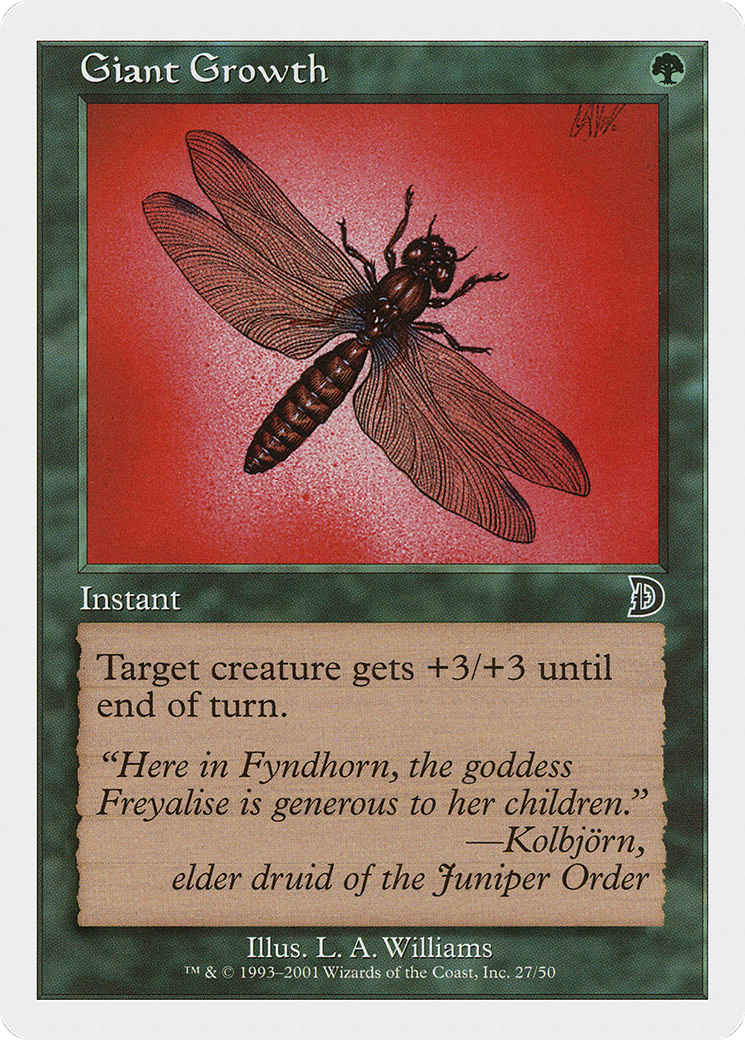 {C} Giant Growth [Deckmasters][DKM 027]