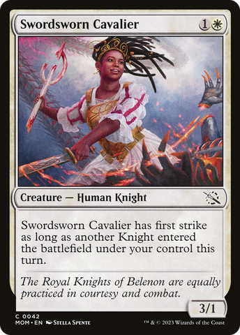{C} Swordsworn Cavalier [March of the Machine][MOM 042]