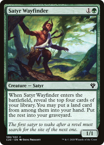 {C} Satyr Wayfinder [Commander 2020][C20 188]