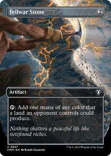{C} Fellwar Stone (Borderless Alternate Art) [Commander Masters][CMM 657]