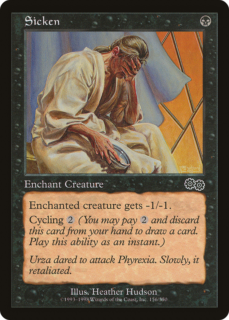 {C} Sicken [Urza's Saga][USG 156] - Misty Mountain Games